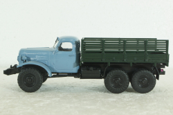 Зил-157К, бортовой, голубой/зеленый, АвтоИстория 1:43