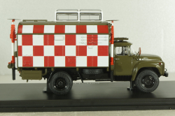 СКП-11(130) Стартовый командный пункт на шасси Зил-130 хаки, военный, SSM1587, SSM 1:43 Уценка