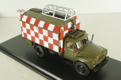 СКП-11(130) Стартовый командный пункт на шасси Зил-130 хаки, военный, SSM1587, SSM 1:43 Уценка