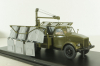 КММ-2(51) контейнерный мусоровоз на шасси ГАЗ-51Д 1958, зеленый, SSM1582, SSM 1:43