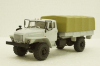 Урал-43206 з тентом, сірий, АвтоИстория 1:43