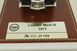 Lincoln Mark III 1971, black, Limited Edition 199 pcs, 010D, GIM 1:43