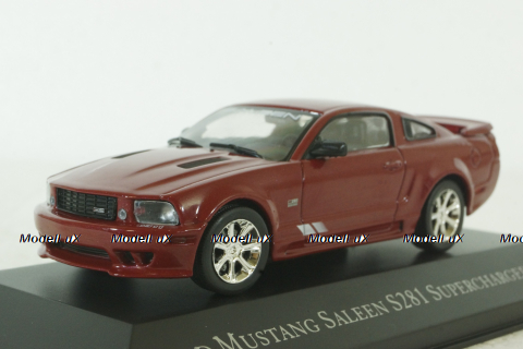 Ford Mustang Saleen S281, Supercharged 2005, American Cars №81, 1:43 