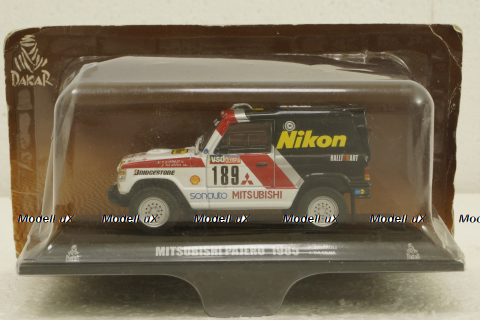 Mitsubishi Pajero Rally Paris-Dakar 1985 P. Zaniroli - J. D. Silva, Norev 1:43