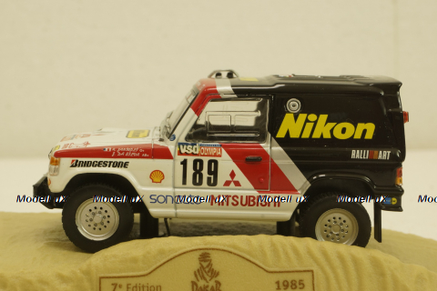 Mitsubishi Pajero #189 Rally Paris-Dakar 1985 P. Zaniroli - J. D. Silva, Norev 1:43 Уценка!