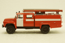 АЦ-30(130) Зил-130, пожежна с білими смугами, АвтоИстория 1:43