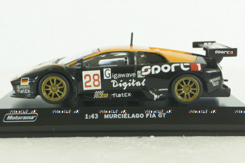 Lamborghini Murcielago Fia GT, orange/black, Motorama 1:43