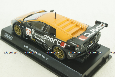 Lamborghini Murcielago Fia GT, orange/black, Motorama 1:43