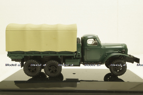 Зис-151 бортовой  с тентом, 1951г, зеленый, 115101, DiP Models 1:43
