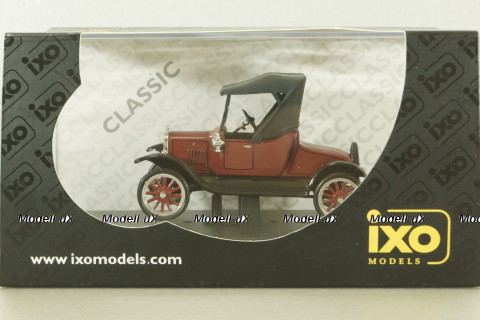 Ford T Runabout 2-seaters, closed 1926, dark red, C013, IXO 1:43