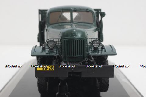 Зис-151 бортовой  с тентом, 1951г, зеленый, 115101, DiP Models 1:43