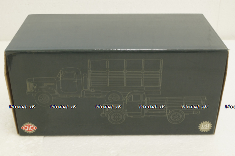 Зис-151 бортовой  с тентом, 1951г, зеленый, 115101, DiP Models 1:43