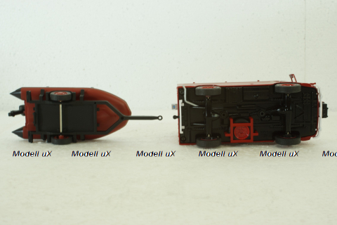 Saviem TP3 avec canot, 1977, Hachette 1:43