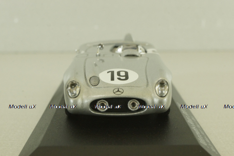 Mercedes 300 SLR #19 24h Le Mans 1955, Fangio/Moss, silver, 432553000, Minichamps 1:43