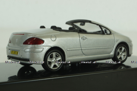 Peugeot 307CC Cabriolet 2003 silver, Altaya 1:43 