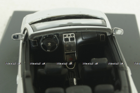 Peugeot 307CC Cabriolet 2003 silver, Altaya 1:43 