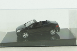Peugeot 307CC Cabriolet 2003, black, Altaya 1:43