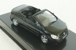 Peugeot 307CC Cabriolet 2003, black, Altaya 1:43