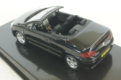 Peugeot 307CC Cabriolet 2003, black, Altaya 1:43