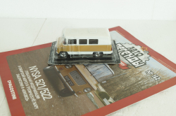 Nysa 521 белый/коричневый, Автолегенды СССР и Соцстран №162 1:43 С журналом!