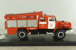 ПСА 2,0-40/2 (43206) модель 008-МИ, автоцистерна пожарная на шасси Урал-43206 , SSM1236, SSM 1:43