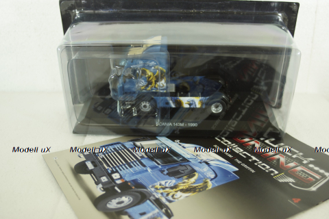 Scania 143M 1990 the griffin, blue, Truck Tuning Collection #4, Hachette 1:43