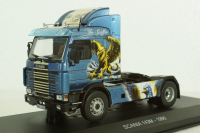 Scania 143M 1990 the griffin, blue, Truck Tuning Collection #4, Hachette 1:43