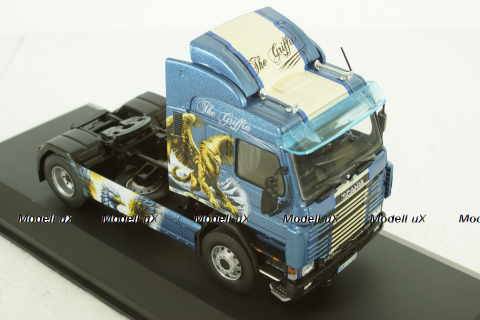 Scania 143M 1990 the griffin, blue, Truck Tuning Collection #4, Hachette 1:43