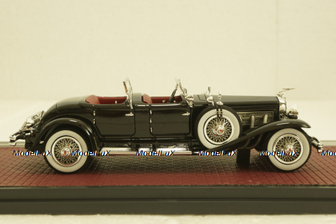 Duesenberg SJ 2608 J-582 Torpedo Phaeton Walker La Grande, black, 1930, MX40406-051, Matrix 1:43 