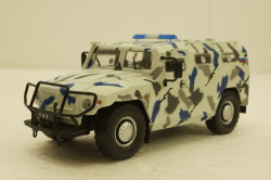 Газ-233036 Тигр СПМ-2 2005 Автолегенды СССР Спецвыпуск-Милиция СССР №10 1:43