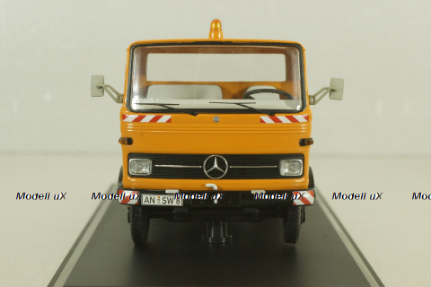Mercedes LP 608 truck, orange, 03526, Schuco 1:43