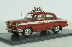 Газ-21Л Волга, управление пожарной охраны (УПО) 1970, красный, 49511, NEO 1:43