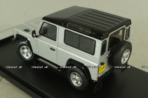 Land Rover Defender 90 2014, silver, 410207, Almost Real 1:43