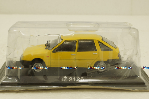 Иж-2126 желтый 1990г Legendarni Automobily Minule Ery №128 1:43