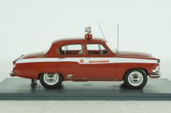 Газ-21Л Волга, управление пожарной охраны (УПО) 1970, красный, 49511, NEO 1:43