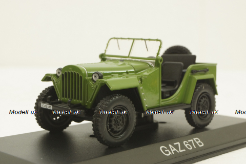 Газ-67Б зеленый Legendarni Automobily Minule Ery №112