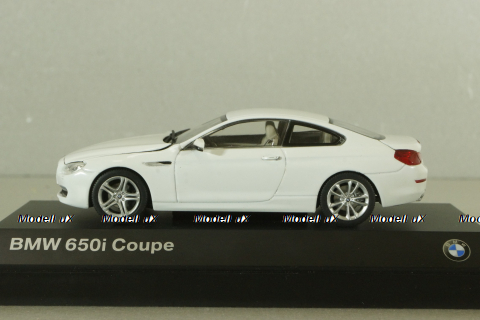BMW 650i Coupe (F13) 2011, white, 80432167080, Jadi 1:43 Уценка!