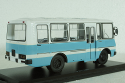 Паз-3205 автобус 1989, голубо-белый, SSM4002, SSM 1:43