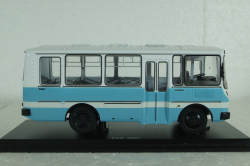Паз-3205 автобус 1989, голубо-белый, SSM4002, SSM 1:43 Уценка!