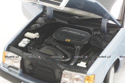 Mercedes 230 E 1990,W124 light blue, 183945, Norev 1:18