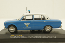 Seat 124D, Policia Municipal, Ayuntamiento de Madrid, 1976, Altaya 1:43