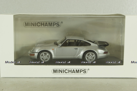 Porsche 911 (964) Turbo 1990, silver,943069104, Maxichamps 1:43