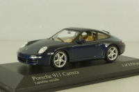 Porsche 911 (997) Carrera 2004, blue, 400063020, Minichamps 1:43