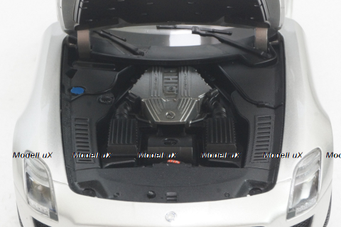 Mercedes SLS AMG Gullwing Coupe (C197) 2009, silver metallic, 183490, Norev 1:18