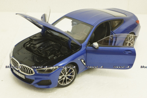 BMW M850i, F92  (2019), blue metallic, 183286, Norev 1:18