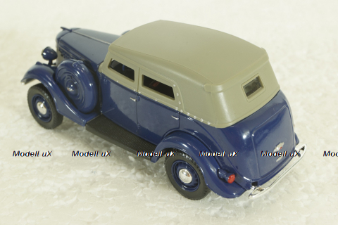 Газ-61, синий/серый, Наш Автопром 1:43