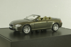 BMW 645 Cabrio (E64) 2003, stratus grey, 80420153434, Kyosho 1:43