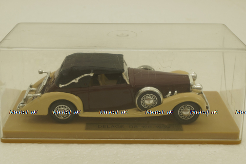Delage D8 120, cabriolet soft top, 1939, Solido 1:43