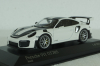 Porsche 911 (991 II) GT2 RS Weissach Package white with silver rims, 413067278, Minichamps 1:43