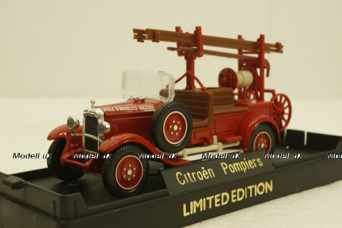 Citroen C4F 1930 Pompiers, Limited Edition, Solido 1:43